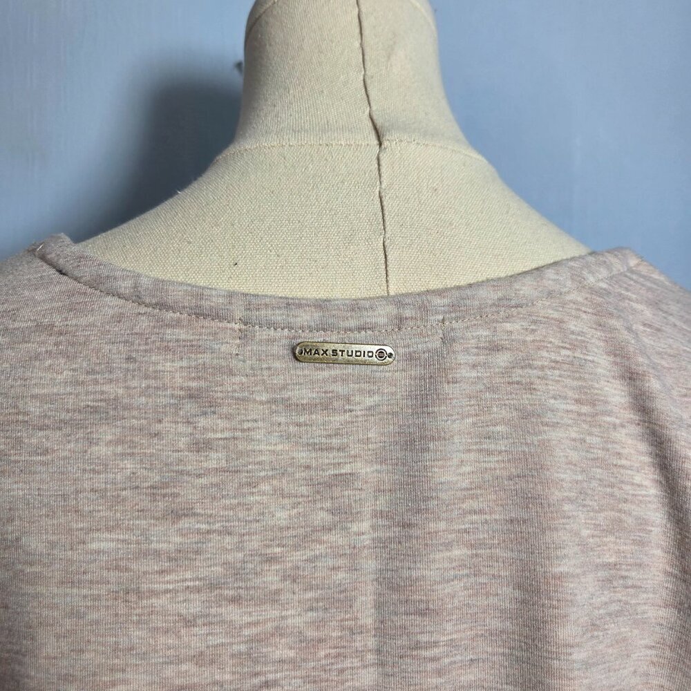 Max Studio Performance Light Heathered Pink Longs… - image 8